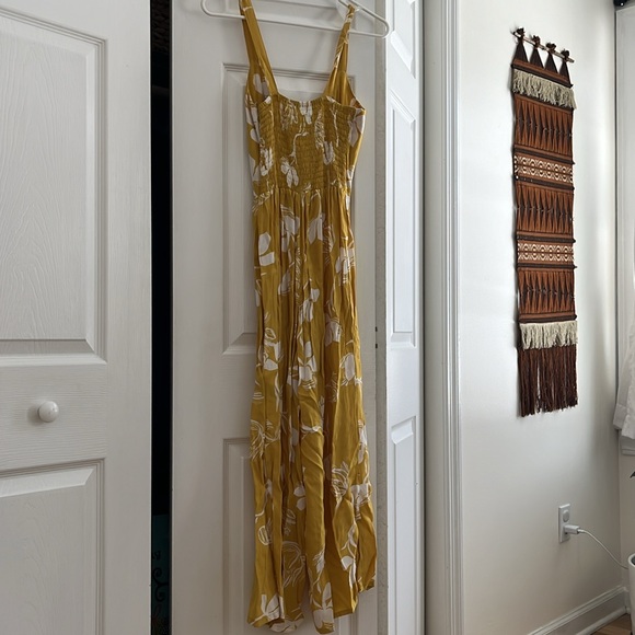 Faithful the Brand x Anthropologie Yellow Floral Jumpsuit - Picture 5 of 6